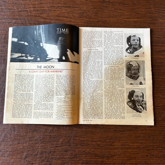 Time Magazine July 18, 1969 & July 25, 1969. Man on the moon. Neil Armstrong - Picture 10 of 14